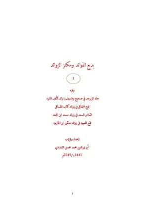بديع الفوائد ومكنز الزوائد - ج1