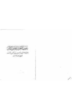 عيون الأخبار وفنون الآثار - السبع الأول